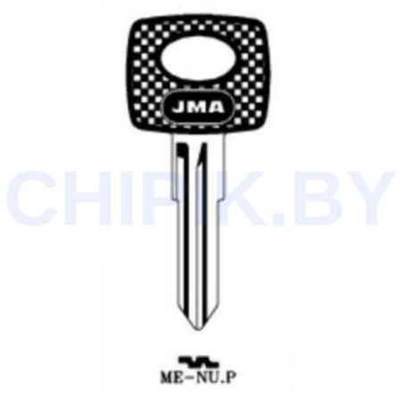 Заготовка авто ключа Мерседес ME-NU.P HU37P HF29P HFNUP17 Европа пластик
