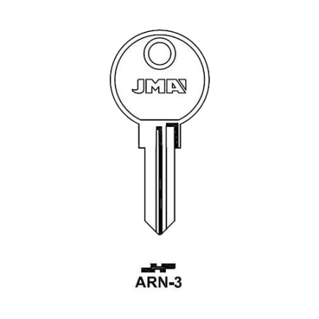 Заготовка ключа ARN-3 AB43 ABS101L ARM3 Европа Заготовка ключа ARN-3 AB43 ABS101L ARM3 Европа
