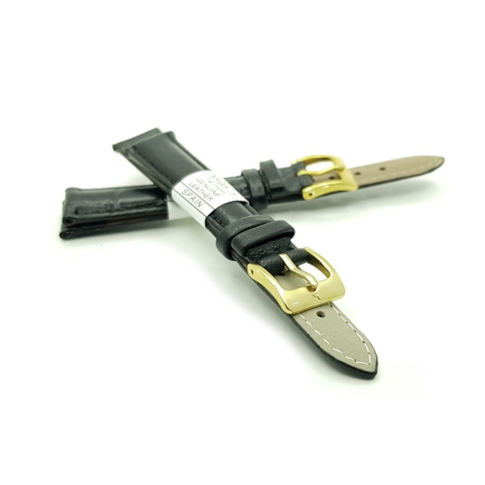 Ремешок искусственная кожа 14 мм, Черный