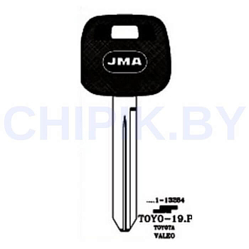 Заготовка авто ключа Тойота TOYO-19.P TOY47BP Европа пластик