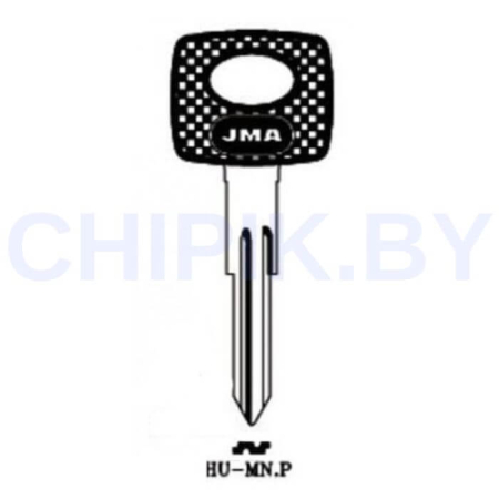 Заготовка авто ключа МАН HU-MN.P HU32P HF24P HFAUP17 Европа пластик