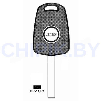 Заготовка авто ключа Опель, Бьюик, Шевроле OP-11.P1 HU100 Европа под чип