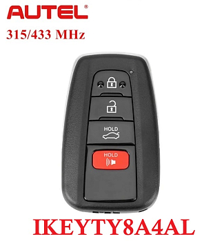 Смарт-ключ AUTEL IKEY TY8A4AL 315/433 MHz для MaxiIM KM100 (IM508 IM608 PRO) Смарт-ключ AUTEL IKEY TY8A4AL 315/433 MHz для MaxiIM KM100 (IM508 IM608 PRO)