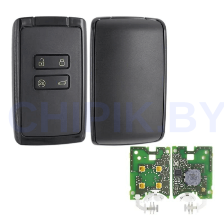 Ключ Рено Талисман смарт карта с платой