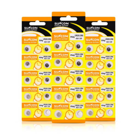 Батарейка AG4/177/377/LR626/626/SR626 Suncom