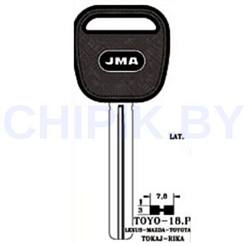 Заготовка авто ключа Тойота, Лексус  TOYO-18.P TOY40P LXP90P TY43P80 TR49P Европа пластик Заготовка авто ключа Тойота, Лексус  TOYO-18.P TOY40P LXP90P TY43P80 TR49P Европа пластик