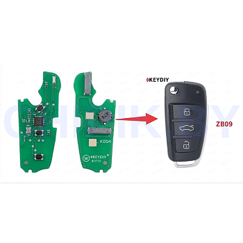 Плата KEYDIY ZB09 3 кнопки