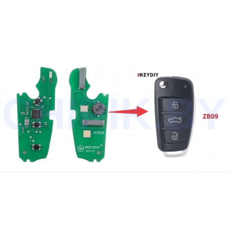 Плата KEYDIY ZB09 3 кнопки
