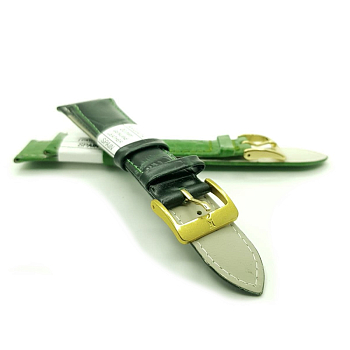 Ремешок искусственная кожа 20 мм, Зеленый Ремешок искусственная кожа 20 мм, Зеленый