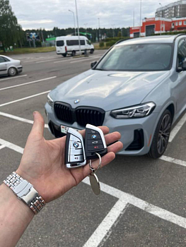 БМВ X3 G01 изготовление дубликата чип ключа зажигания