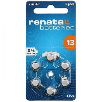 Батарейка ZA13 ЗА13 13 Рената