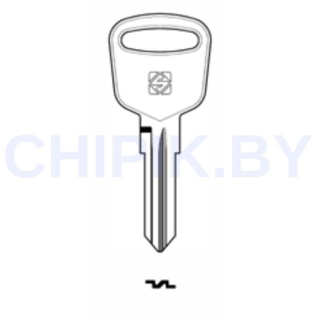 Заготовка авто ключа Форд FO-TX FO10AP KL5XP5 Европа металл Заготовка авто ключа Форд FO-TX FO10AP KL5XP5 Европа металл